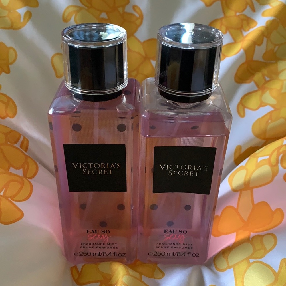 2 pack Victoria secret eau so sexy mist.